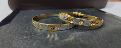 JH JEWELS B Alloy Gold-plated Bangle Set