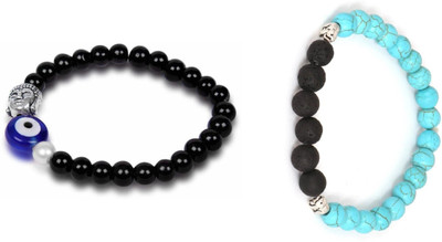 Malas Collection Stone, Crystal Bracelet Set(Pack of 2)