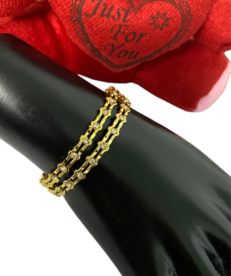 AARTISAI Alloy Gold-plated Bangle Set(Pack of 2)