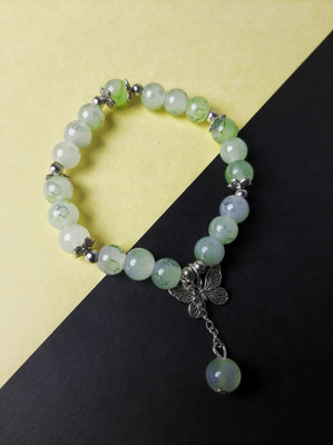 Ruboci Crystal Crystal Silver Coated Bracelet