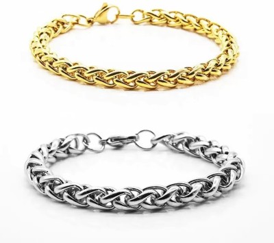 AMAAL Metal, Alloy, Steel, Stainless Steel Silver, Titanium, Gold-plated, Silver Coated, Sterling Silver Bracelet