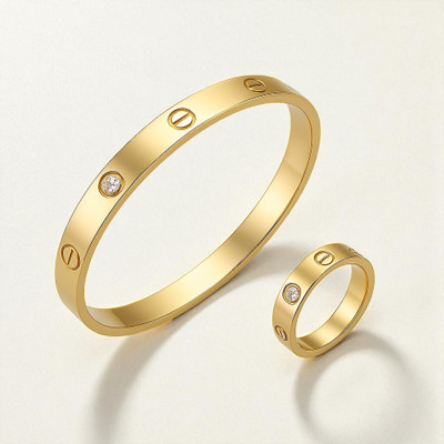 Goldiwala Alloy Gold-plated Bracelet(Pack of 2)