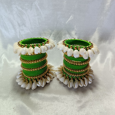 Neeraj Craft Fabric Bangle Set(Pack of 10)