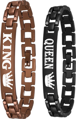 SUBERA Alloy Titanium Bracelet Set(Pack of 2)