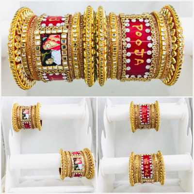 ZOHRINA Plastic Bangle Set(Pack of 10)