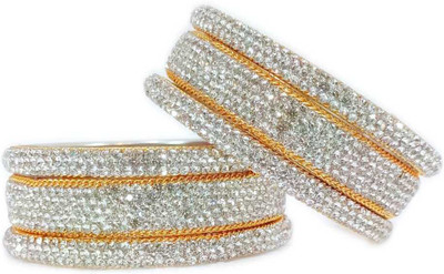 RKGlow Brass Bangle Set(Pack of 6)