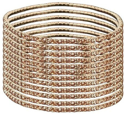 LA FLAMOR Copper Copper Bracelet(Pack of 12)