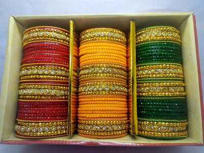 Princee Glass Chudas(Pack of 3)