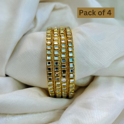 kangancraft Alloy Brass Bangle(Pack of 4)
