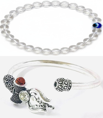 IKONKARR Stone, Crystal, Alloy Bracelet(Pack of 2)