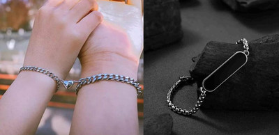 P R Production Brass Bracelet(Pack of 2)