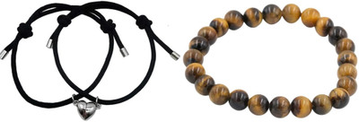 onlinefirst Stone, Crystal, Dori Bracelet Set(Pack of 2)