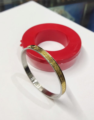 LOGIN THE WORLD AND CSC Metal Gold-plated Kada
