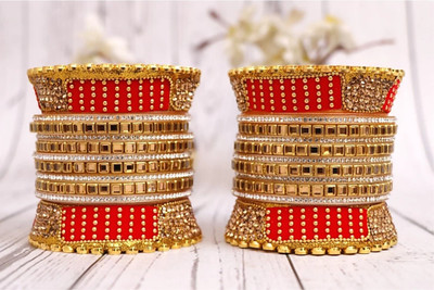 SASCO Plastic Zircon Gold-plated Chudas(Pack of 22)