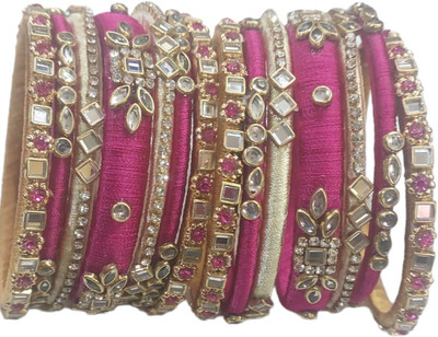 Shraddha creations Plastic Bangle Set(Pack of 14)