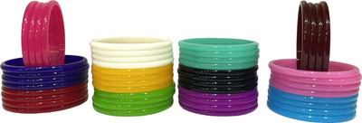 Rudra Enterprises Plastic Bangle(Pack of 10)
