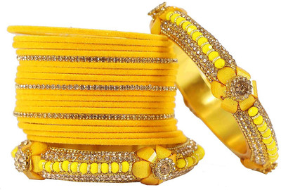 ZADLAXAR Metal Zircon Bangle Set