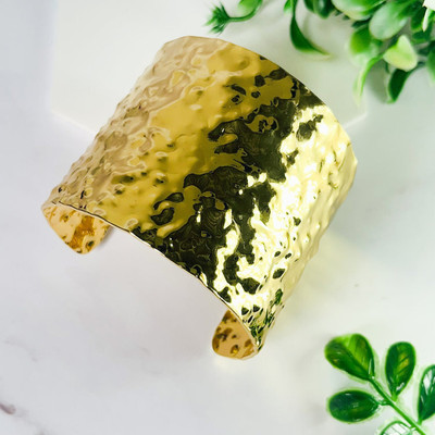 Ansh Multicomm Alloy Gold-plated Cuff