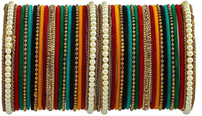 T4 JEWELS Brass Bangle Set(Pack of 38)