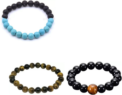 DIVINE SOUVENIRS Stone Bracelet(Pack of 3)