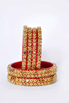 Charu Glass Beads Bangle Set