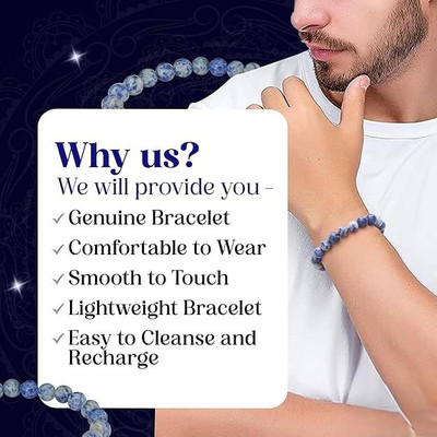 VIBESLE Stone Beads, Crystal Bracelet