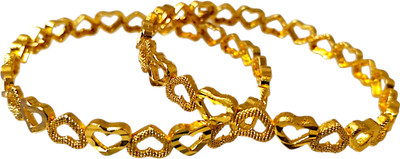 HD PITHADIYA Alloy Gold-plated Bangle(Pack of 2)