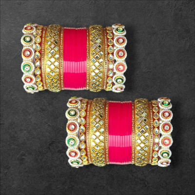 Vjy Plastic Beads, Crystal Chudas(Pack of 2)