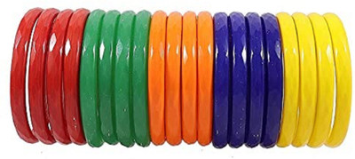 hand kkrafts Glass Bangle Set(Pack of 20)