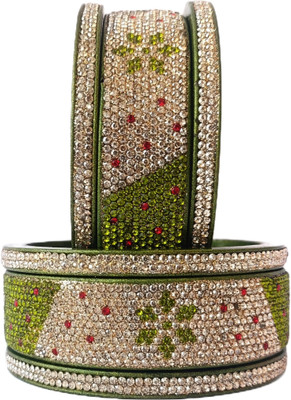 bluish Lac Bangle Set(Pack of 6)