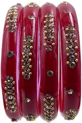Rudra Glass Bangle Set(Pack of 4)