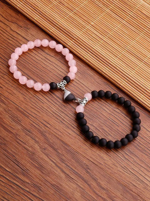 SUKHAD Crystal Beads Bracelet Set(Pack of 2)
