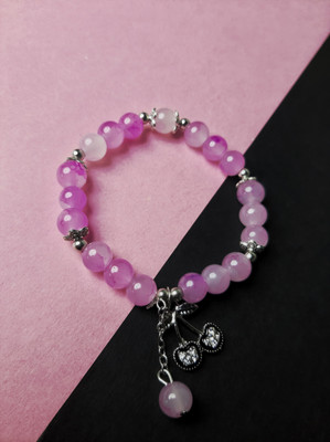 Ruboci Crystal Crystal Silver Coated Bracelet