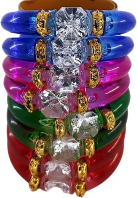 Shakya Creations Plastic Bracelet Set(Pack of 8)