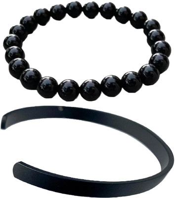 HouseOfCommon Brass, Stone, Crystal, Plastic, Stainless Steel Bracelet(Pack of 2)