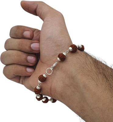 Hart Eye Brass, Alloy Beads Silver Bracelet