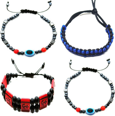 KINGSTYLEIMPEX Metal Charm Bracelet(Pack of 4)