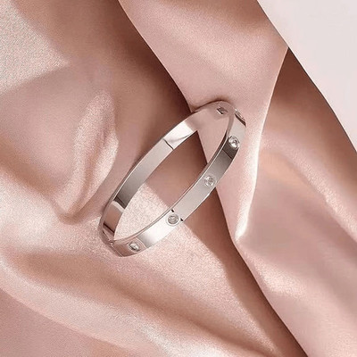 IGA COLLECTION Stainless Steel Silver Coated Bracelet