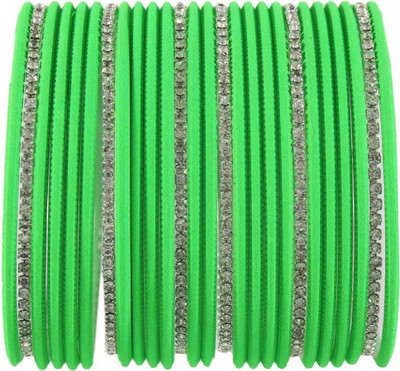 DONERIA Metal Zircon Bangle Set(Pack of 26)