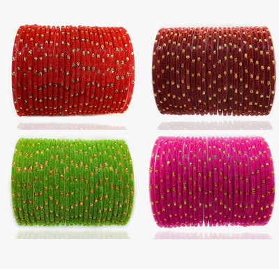MADHAV ENTERPRISES Glass Bangle Set(Pack of 10)