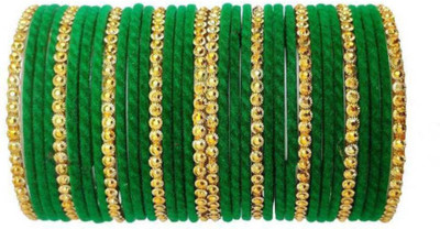 KANGANWORLD Glass Bangle Set(Pack of 32)