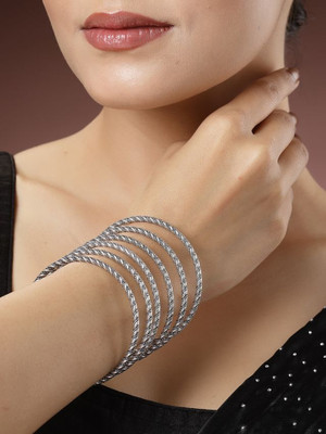 NVR Alloy Bangle Set(Pack of 6)