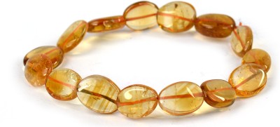 REIKI CRYSTAL PRODUCTS Stone, Citrine + Golden Beads, Agate, Crystal Bracelet