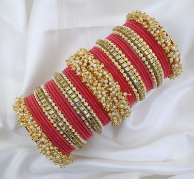 Mayra Creation Metal Bangle Set(Pack of 40)