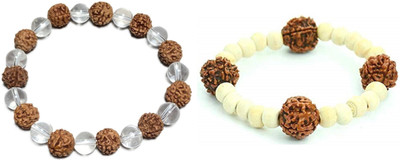Malas Collection Stone, Wood Bracelet Set(Pack of 2)