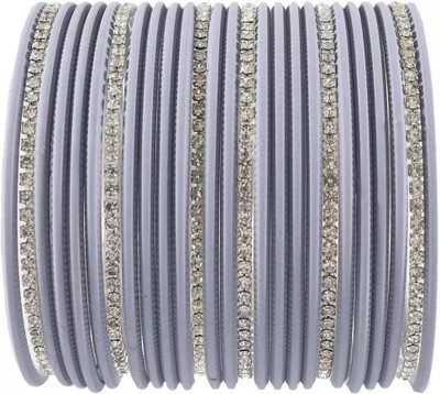 DONERIA Metal Zircon Bangle Set(Pack of 26)