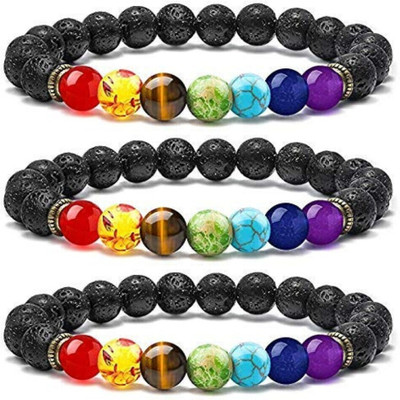 DIVINE SOUVENIRS Stone Bracelet(Pack of 3)