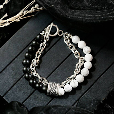 tashi creation Alloy Rhodium Bracelet