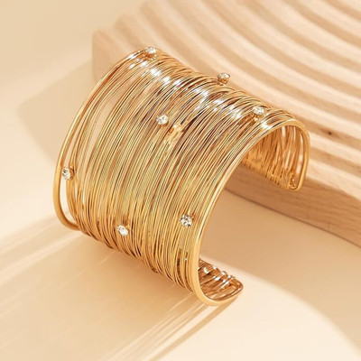 Miami Metal, Alloy, Stainless Steel Sterling Silver, Copper Bracelet