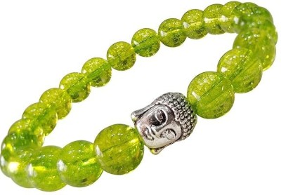 VIBESLE Stone, Crystal, Peridot Beads Bracelet